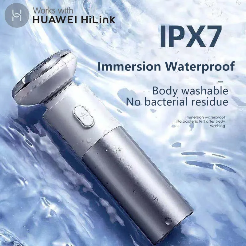 

Электробритва Huawei Hilink APIYOO Мужская электрическая, портативная Водонепроницаемая машинка для бритья бороды, умный триммер
