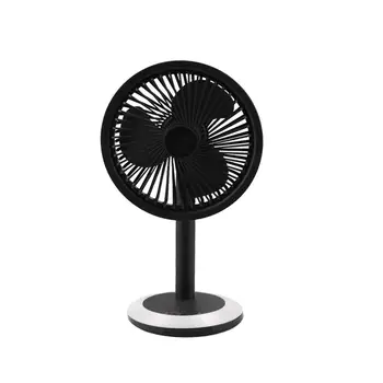 

Colorful LED 3 Wind Speeds USB Rechargeable Summer Desktop Mute Cooling Fan Rechargeable Colorful LED Large Wind Low Noise Fan