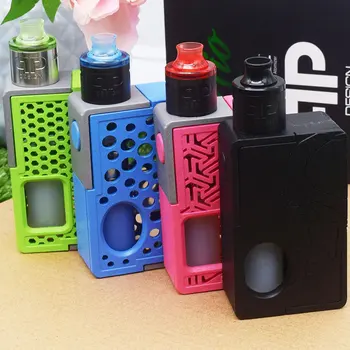 18650 mod QP Design Nio RDA Vape Forward VaporFlask Stout Box Mod Output TC/VW Mode VS Voopoo Drag 2 Vape Mod E-Cigarette