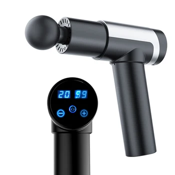 

Vibration Electric Massager Gun LCD Monitor Massage Muscle Training Massage Back Face Massager for Neck Slimming Body Massagers
