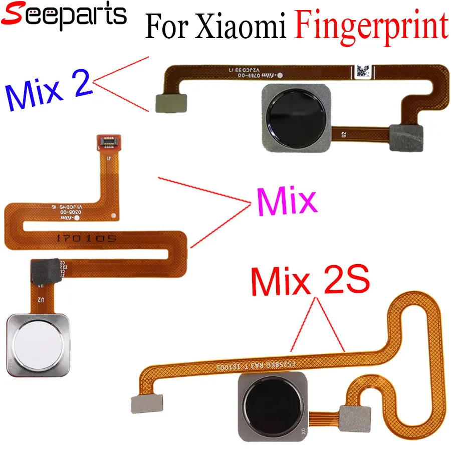 Отпечатков пальцев для Xiaomi mi Mix 2s Touch Сенсор меню x кнопку &quotдомой&quot 2 возврата