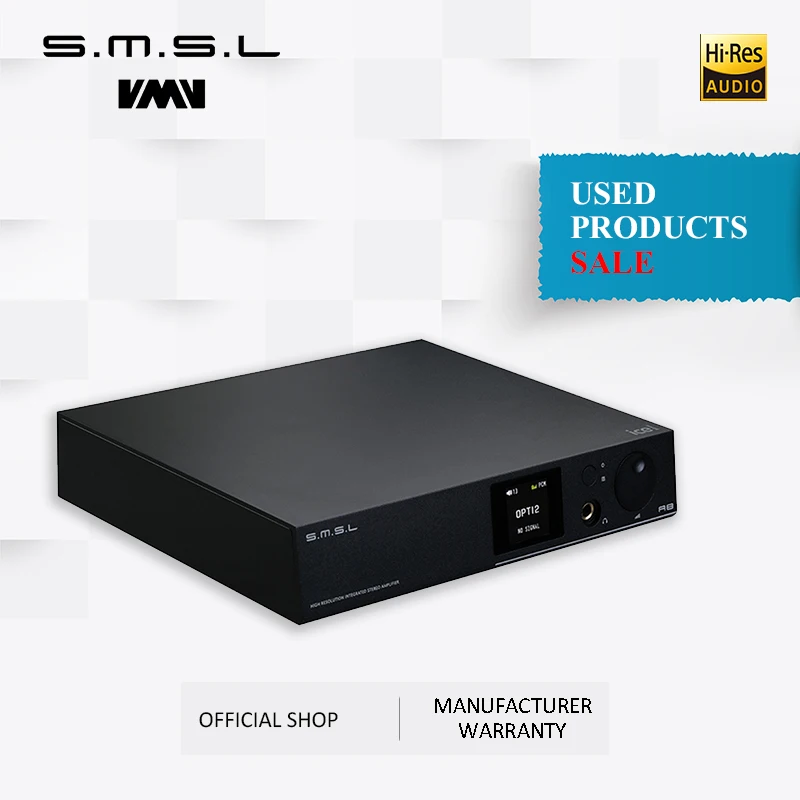 Б/у товары SMSL A8 125Wx2 AK4490 DSD512 XMOS HIFI ICE силовой модуль аудио цифровой