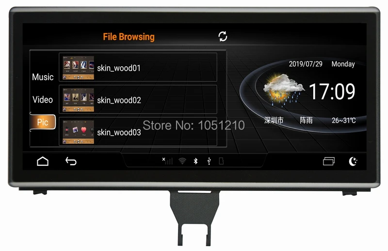 Ouchuangbo автомобильное радио аудио мультимедиа для 9 дюймов A7 A6 C7 2012- с Android 9,0 gps навигация 8 Восьмиядерный 4 Гб+ 64 ГБ