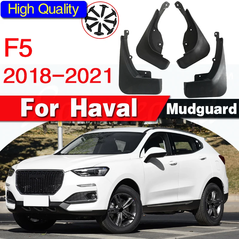 

Брызговики для Haval F5 2018-2021, передние и задние автомобильные щитки от грязи