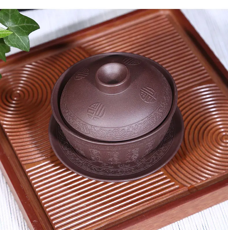 Bedford Tureen Специальное предложение чайная чашка напрямую от производителя Исин кунг-фу чайный набор поколение жира фиолетовый Cl
