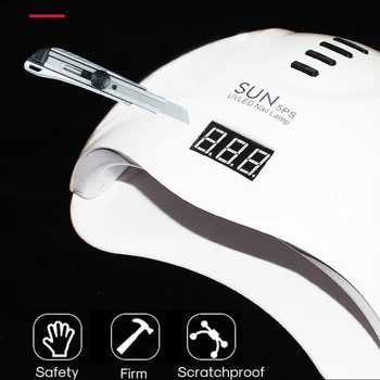 

UV 24LED Gel 10/30/60/90S Timer Double Light Source Polish Curing Nail Polish Drying Lamp for Gel Varnish Manicure Tools