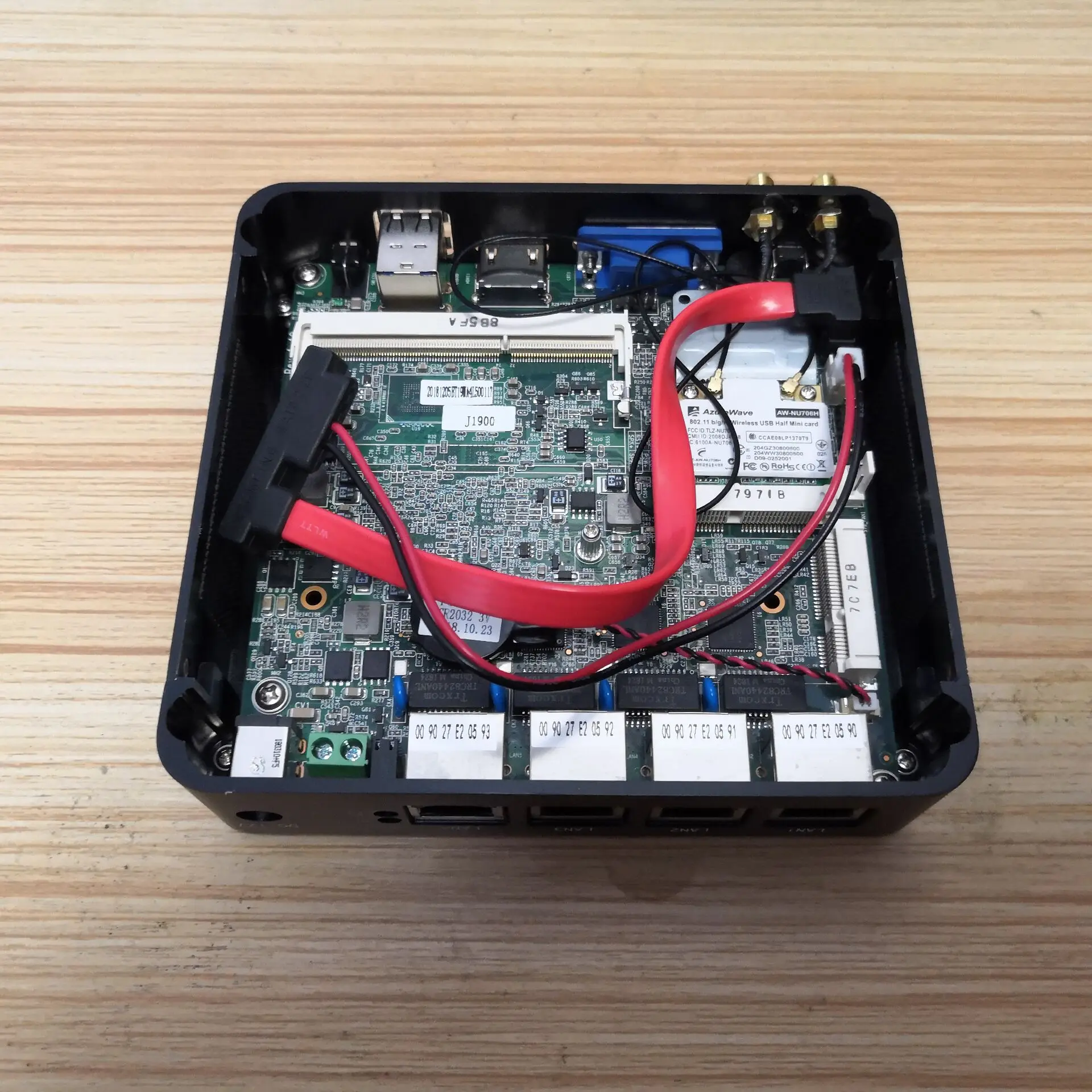 Fanless Soft Router Mini PC with Intel Celeron J3160/N3160 Quad Core, VGA, HDMI, 4 Intel Gigabit LAN – For PfSense Firewall with AES-NI Description Image.This Product Can Be Found With The Tag Names Barebone Mini PC, Computer Office, Fanless soft router