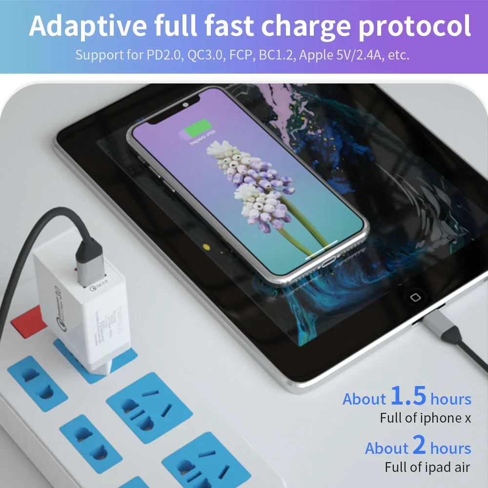 PD Зарядное устройство USB 3,0 Quick Charge 3,0 QC 18 Вт QC3.0 usb type C быстрое зарядное устройство для iPhone 11 Air power Xiaomi Phone charger