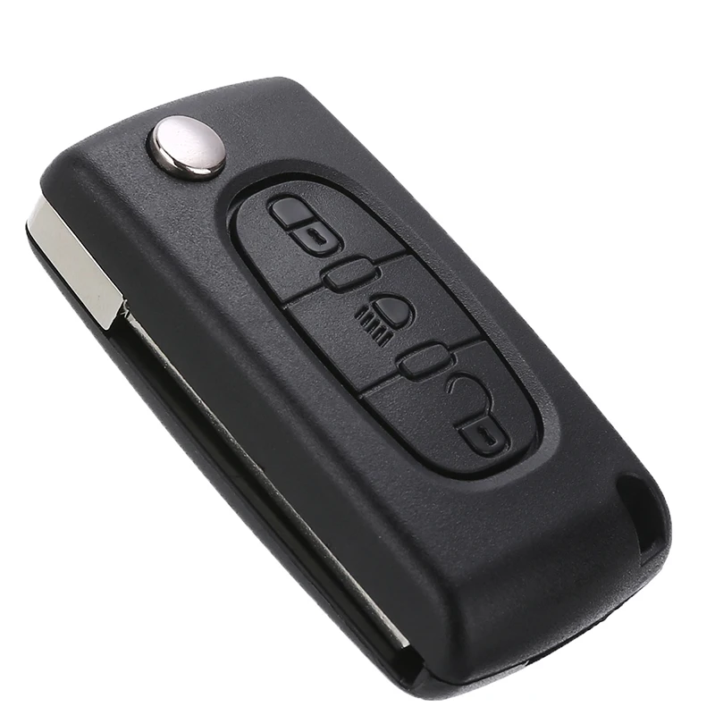 

1pcs Key Cover For CITROEN C2 C3 C4 C5 C6 Folding Flip 3 Button Remote Key Case Shell Keyless Entry Fob Case Car Alarm Cover