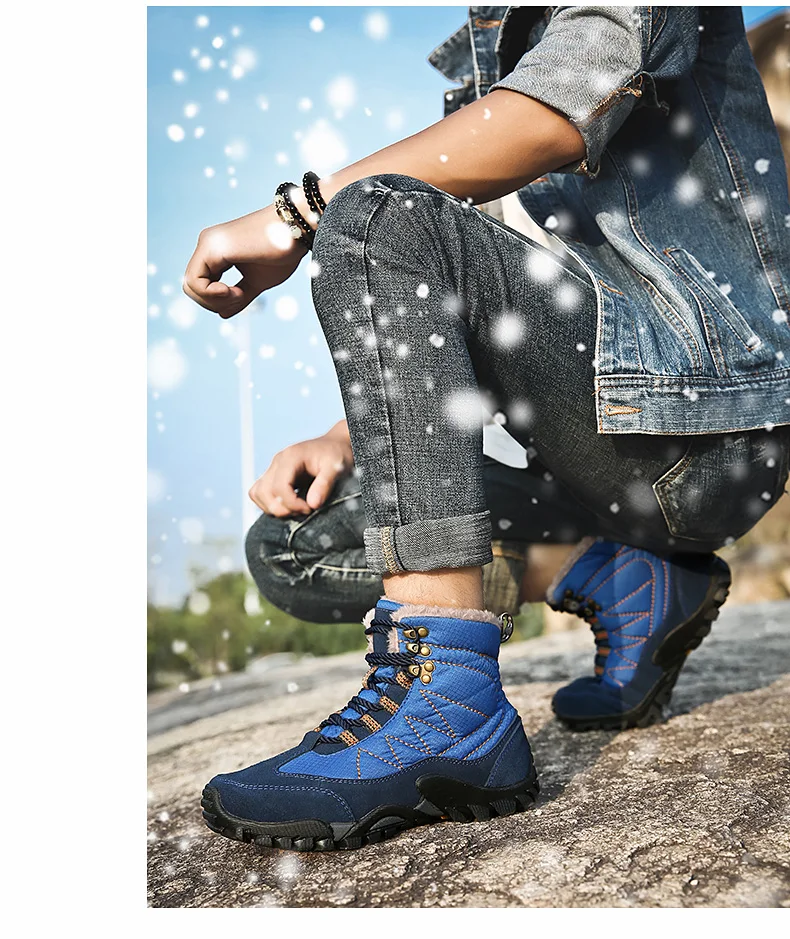 Times New в римском стиле; зимние теплые ботинки с мехом; Мужская обувь для Для мужчин для взрослых; женские модные прогулочные рабочая обувь до щиколотки обувь кроссовки