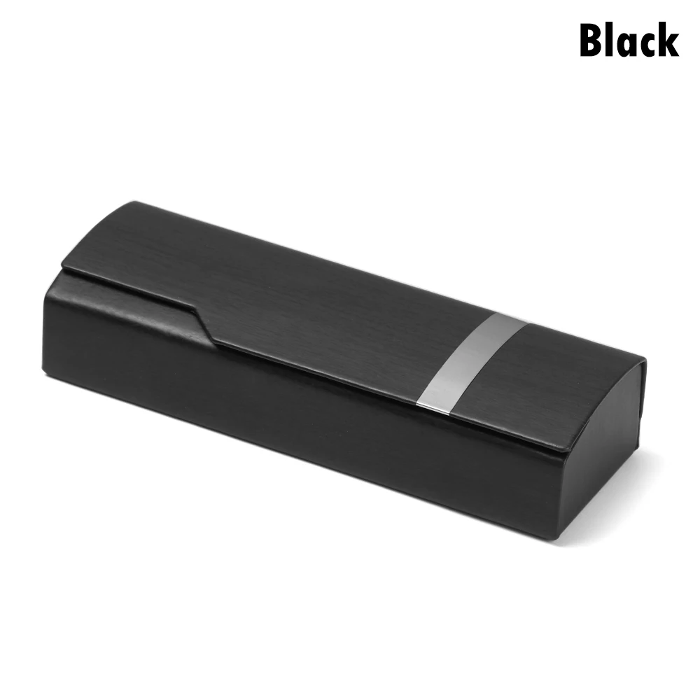 black Горячая Новинка 1 шт унисекс портативная коробка для очков Модные прямоугольные очки для чтения солнцезащитные очки защитный чехол Защита для очков - Цвет: black