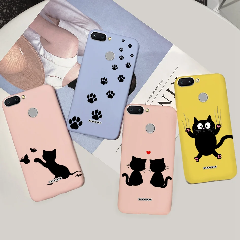 Floral Soft TPU Phone Case - Painted Design Bumper Cover