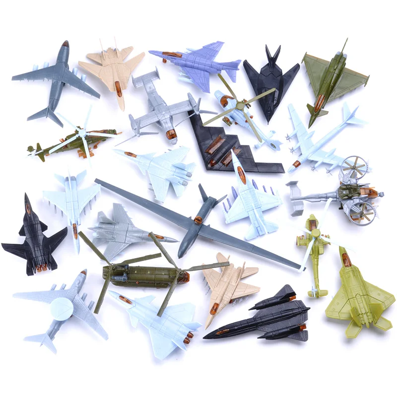 

1 pcs Randomly Mini Assembled Aircraft Building Blocks Toy for Children Fighter F-35 Military Model Kits Educational Toys boys