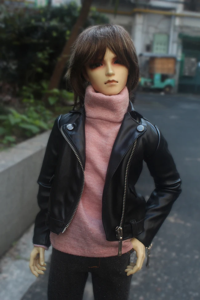 1/4 1/3 масштаб BJD кукольная одежда кожаная куртка пальто для BJD/SD аксессуары ID72 uncle. Не включены кукла, обувь, парик и другие A0848