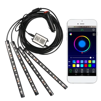 

Music Car Atmosphere Light Control Interior Kit 12 Per Lamp Light Strip