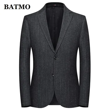 

BATMO 2019 new arrival autumn high quality wool casual blazer men,men's wool jackets,plus-size M-XXXL 233