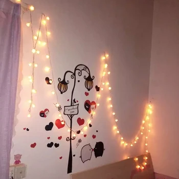

10/20/40LED Rose Garlands LED String Lights Flowers Fairy Light For Wedding Christmas Ramadan Battery String Holiday Light