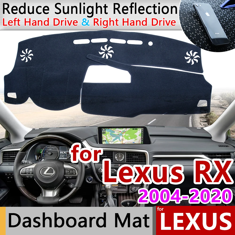 Противоскользящий коврик для приборной панели Lexus RX 2004 ~ 2020 RX300 RX330 RX350 RX270 RX200t RX450h 350