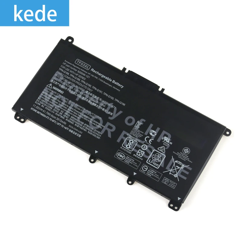 Kede ноутбук батарея TF03XL для hp павильон 15-CC 14-bf033TX 14-bf108TX 14-bf008TU HSTNN-UB7J TPN-Q188 TPN-Q189 TPN-Q190