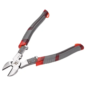 

uxcell Diagonal Cutting Pliers 8.5 Inch Flush Side Cutter for Stripping Crimping Cutting Wires