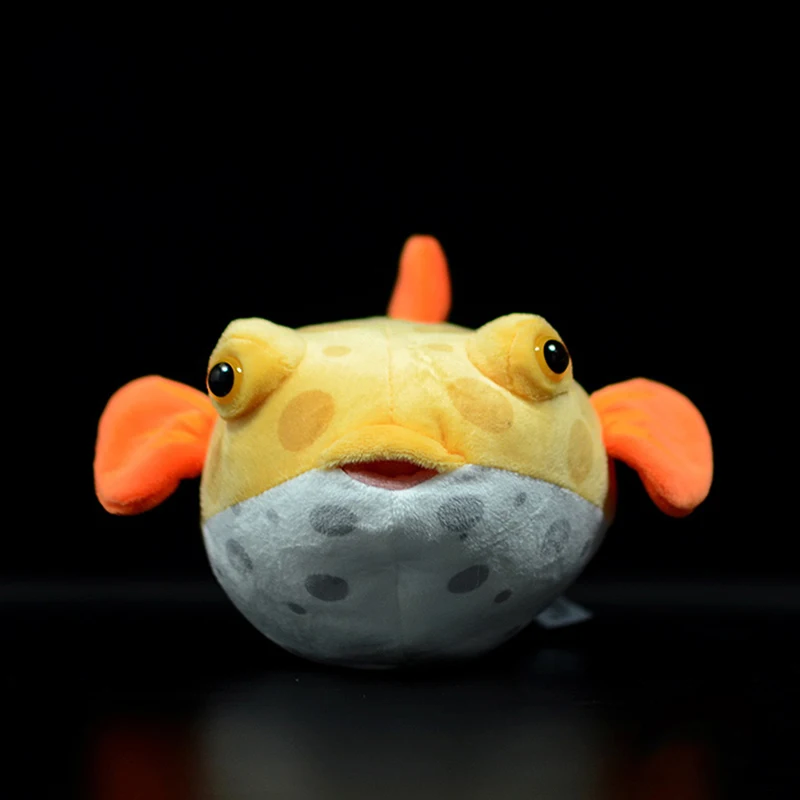 23 см Длинные Реальные жизни Cubicus Boxfish плюшевые игрушки Реалистичные очень мягкие аквариумные рыбы мягкие животные игрушки подарки для детей