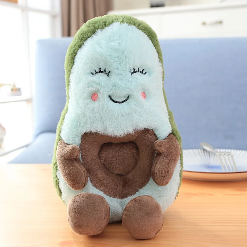 Kawaii avocado plush doll Japanese ins cute fruit vegetable pillow cushion plush toy children gift SMOBABY 2