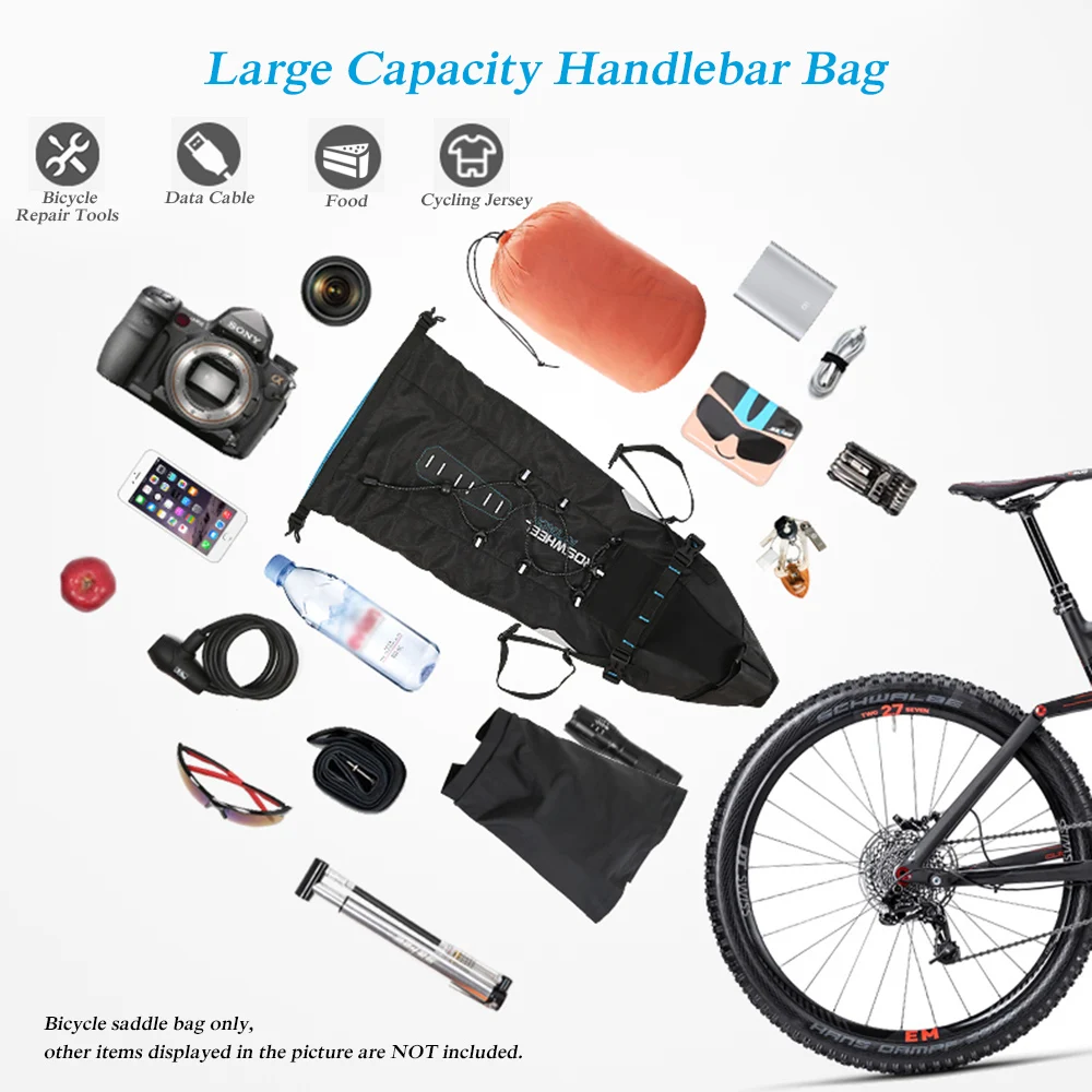 

2017 NEW MTB bike bag cycling bicycle saddle tail rear seat waterproof Storage bags accessories high-capacity 10L