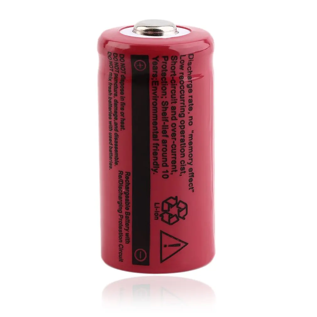 Низкий уровень повторной работы цист без эффекта памяти 3,7 V 2500mAh TR16340 литий-ионная аккумуляторная батарея для светодиодный фонарик