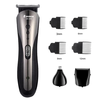 

9pcs/set Electric Hair Clipper barber haircut 3 in 1 Professional Cordless Clippers Razors Trimmer Corner Razor beard trimmer