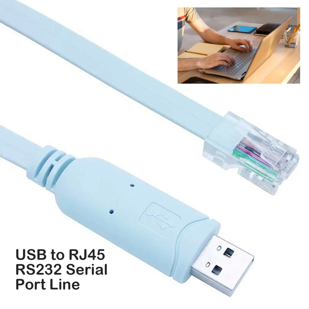 Кабель USB/type-C к RJ45 кабель USB к последовательному/Rs232 консольный кабель переключения для Cisco Route USB2.0 интерфейс к RJ45 кристалл головной линии