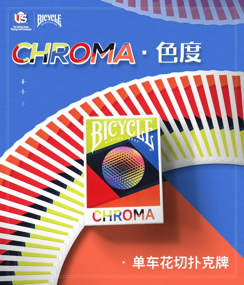 Велосипед Chroma колода игральных карт Cardistry покер USPCC ограниченный выпуск