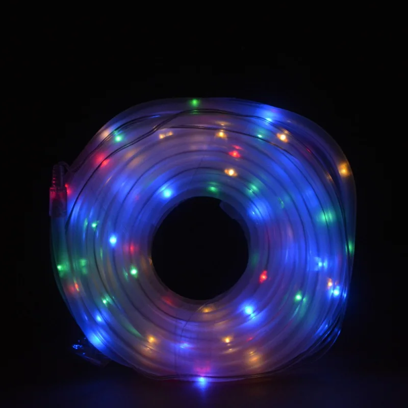 Outdoor LED String Lights 39.3 Feet 100 LEDs Solar Powered Copper Wire Rope Lights Party Wedding Decor