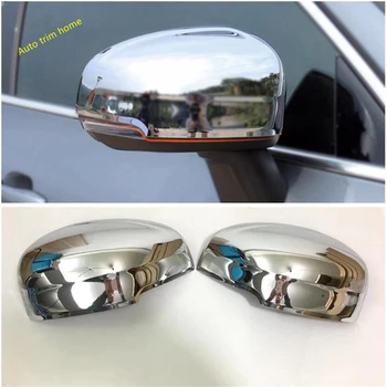 

ABS Chrome / Carbon Fiber Look Rearview Mirror Protector Shell Cover Trim Fit For VOLVO XC60 2018 2019 2020 Exterior Kit