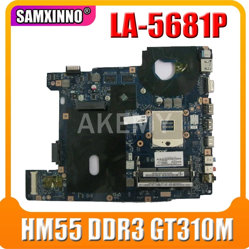 Akemy MBPML02001 MB.PML02.001 для Acer aspire 4740 4740G материнская плата ноутбука NALG0 LA-5681P HM55 DDR3 GT310M |