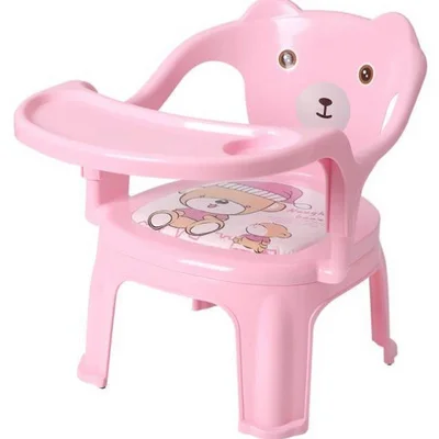 

Children's Dining Chair With Plate Baby Eating Table Baby Chair Dining Table Back Call Called Chair Baby Plastic Stool