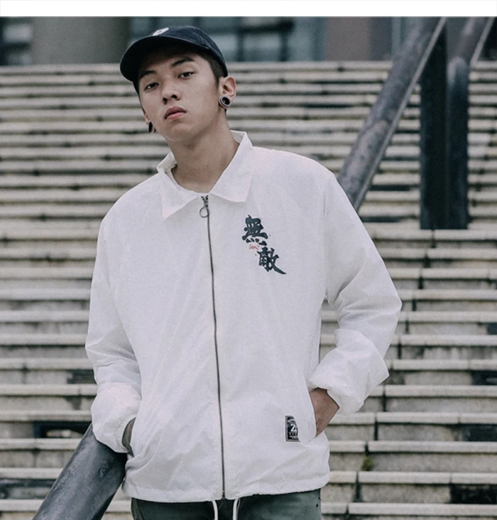 Aelfric Eden винтажная мужская куртка с буквенным принтом карго Harajuku модная повседневная хлопковая верхняя одежда в стиле хип-хоп