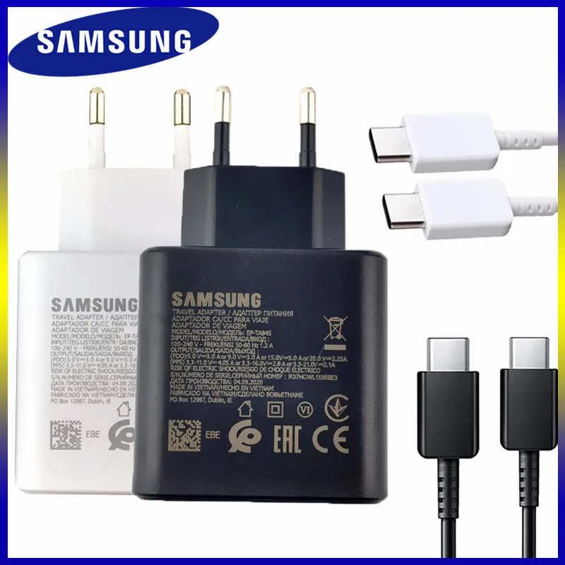 Samsung S Super Fast Charger Original Eu 45w Usb Pd Quick Charge Travel Adapter For Samsung Galaxy 1 1 A81 Note 10 Plus Wireless Chargers Aliexpress