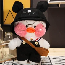

30cm Korean Netred Wearing Hyaluronic Acid Little Yellow Duck Doll Ducks Lalafanfan Ducks Plush soft Toys Ducks Doll Gifts