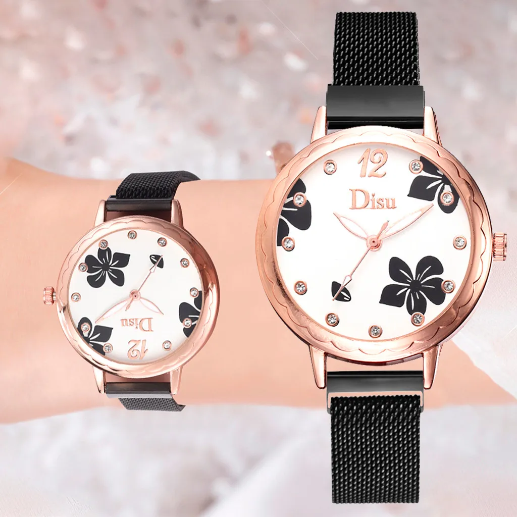 Fashion Simple Ladies Watch Women Cool Butterfly Flying Dance Dial Quartz Mesh Stainless Steel Belt Watches часы женские Gift /d |