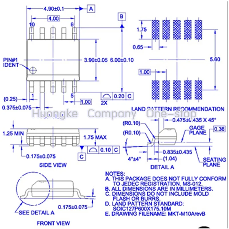 5 шт./лот FL5150MX FL5150 FL5160MX FL5160 SOIC10 IGBT и MOSFET AC фазовый диммер контроллер