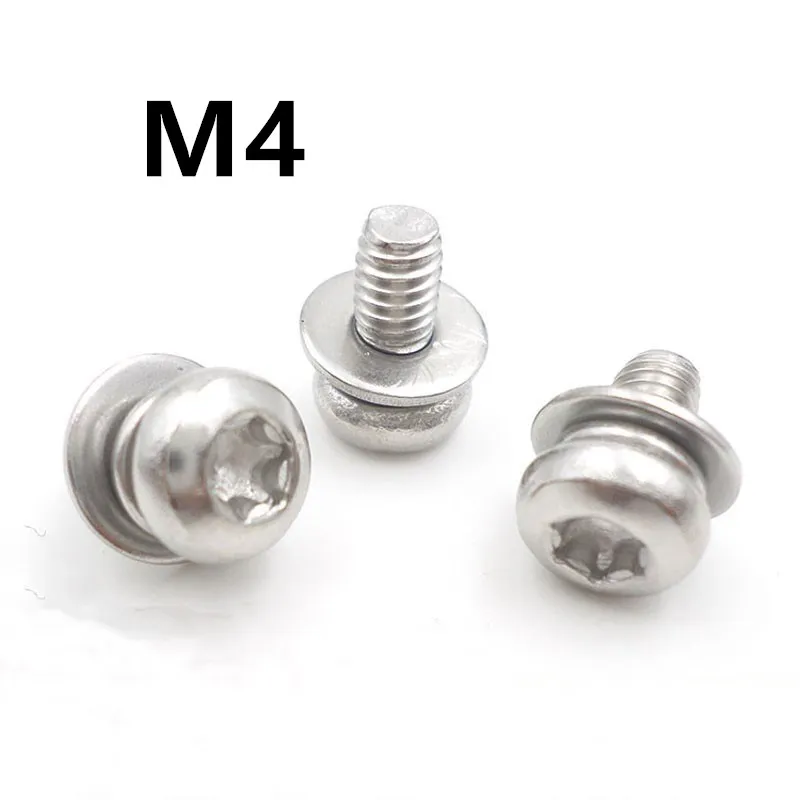 100PCS M4x8/10/12/14/16/20/25/35/40mm GB2672 스테인레스 스틸 ..