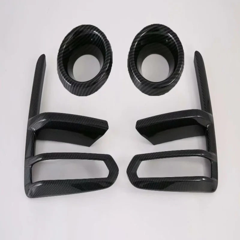 

For Kia Cerato K3 4 2019 2020 Carbon Fiber Front Fog Light Trim Cover Car Accessories Plastic Chrome