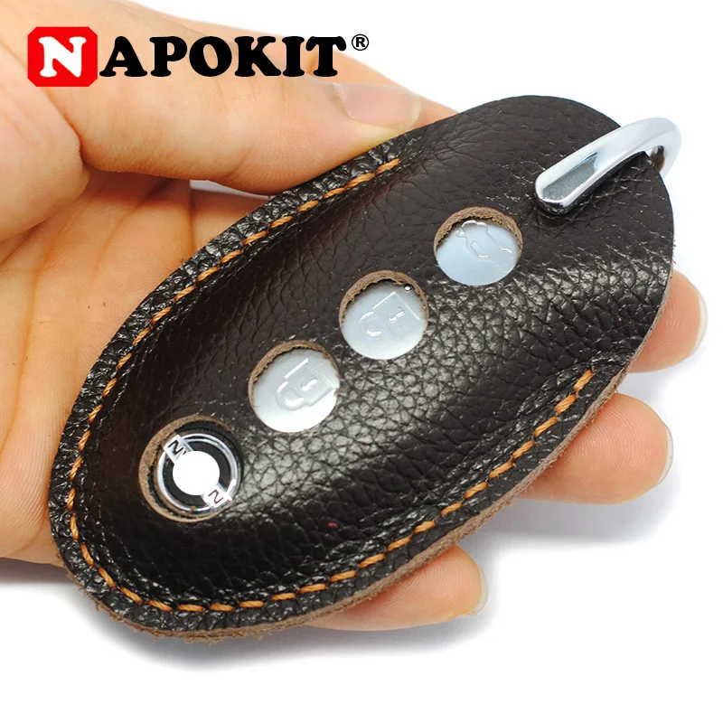 

Genuine Leather Car Key Case for Nissan Qashqai J10 J11 X-Trail t31 t32 kicks Tiida Pathfinder Murano Note Juke Car Key Cover
