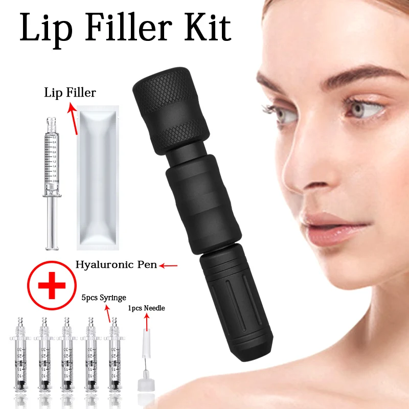 

new No-Needle Mesotherapy gun atomizer hyaluronic pen lip dermal filler injector with lip filler for Anti-wrinkle filling lip