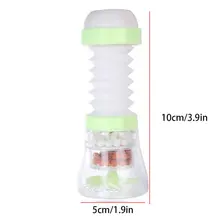 Многоцветный смеситель регулятор брызг на 360 градусов вращающийся водосберегающий душевой клапан для ванной вращающийся фильтр для кухонных принадлежностей