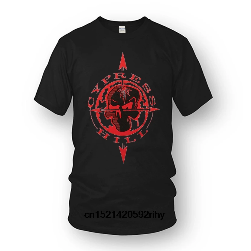 Camiseta Hipster Harajuku de ropa camiseta Cypress Hill hombres y cráneo y brújula camiseta blanca|Camisetas| - AliExpress