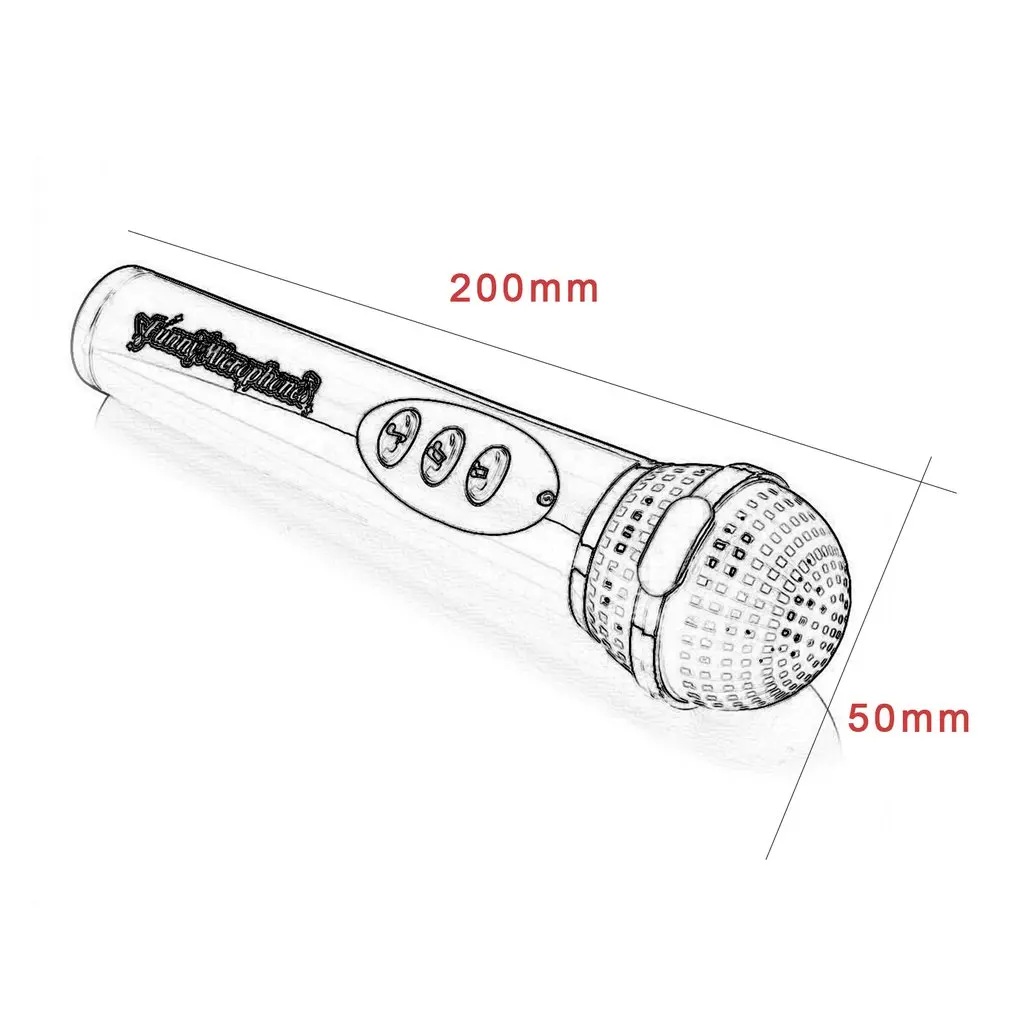 Children Girl Boy Black Microphone Microphone Karaoke Singing Professional Microphone Children Funny Music Toy Gift 6