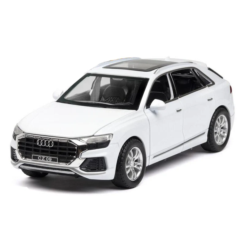Новое поступление 1:32 высокое моделирование Q8 внедорожный Город Модель SUV игрушечный автомобиль Стайлинг Domineering сплав литье под давлением модель V179