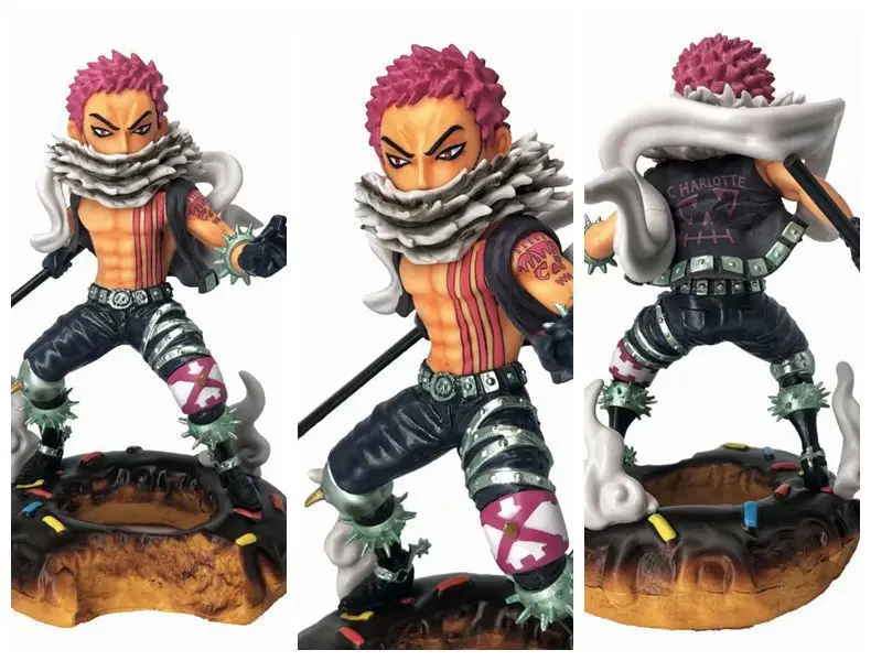 

One Piece Donuts Card II Kata Library Chestnut Battle Scene Dessert Three Star Decoration Garage Kit