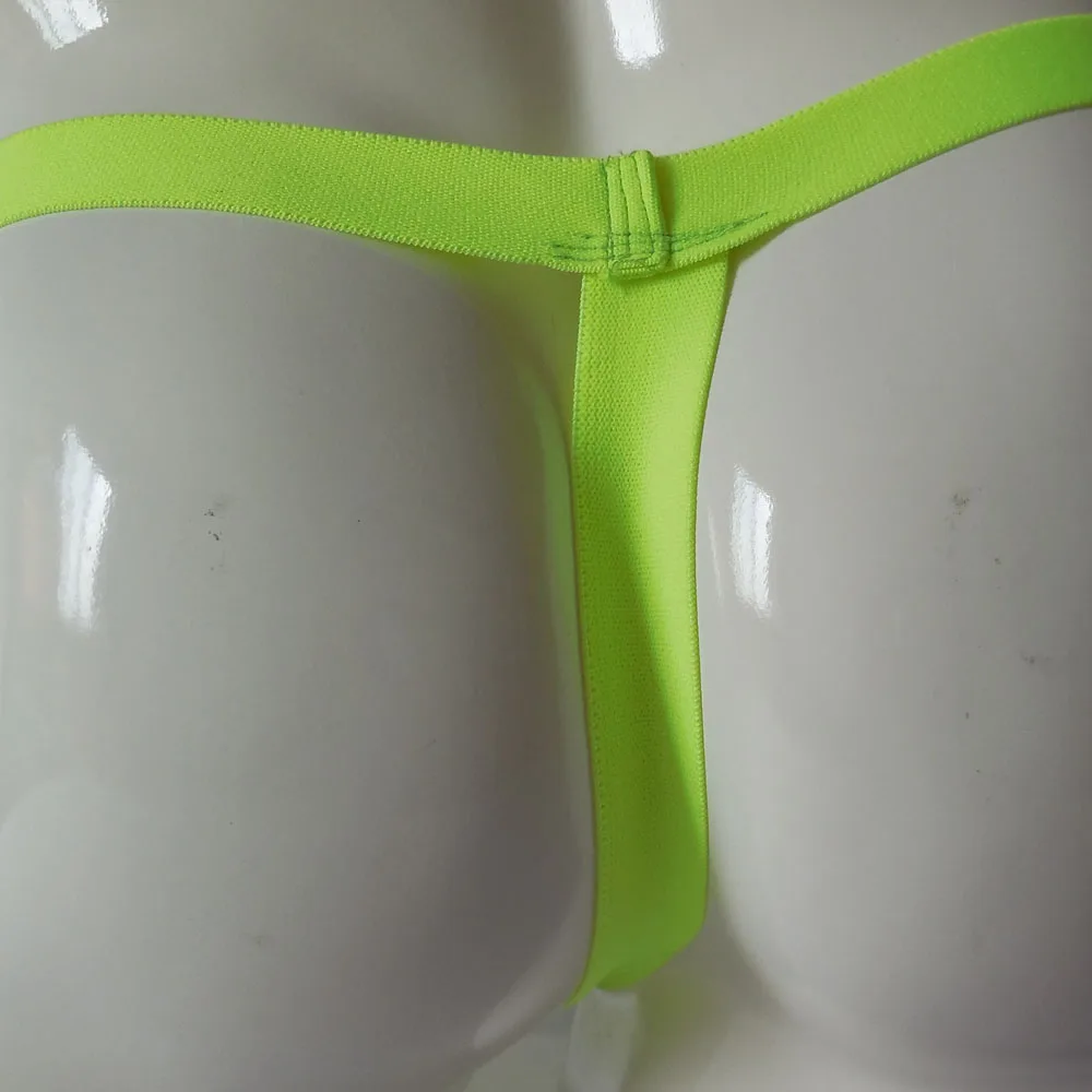 Sexy T-back Design String Thong Underwear  for Men Stretchy Open Pouch Rings G-Strings & Thongs Stretchy Jockstrap Underwear